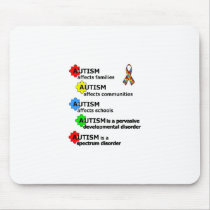 ABOUT AUTISM MOUSE PAD