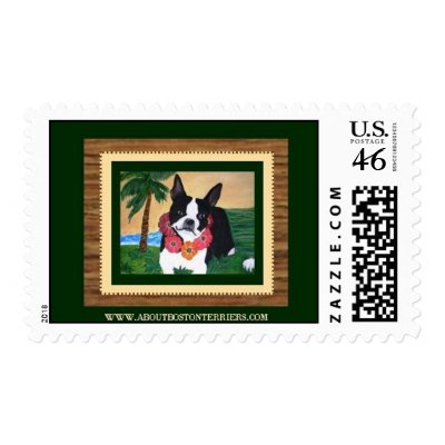 About Boston Terriers Postage Stamp $0.42 by AboutBostonTerriers
