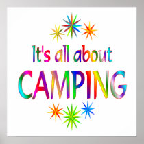About Camping Posters