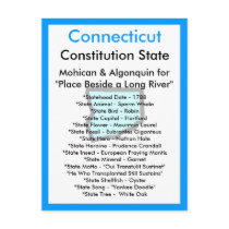 About Connecticut Postcard
