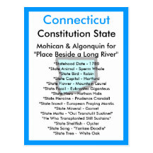 About Connecticut Postcard