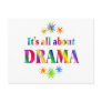 About Drama Postcard