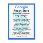 About Georgia Postcard