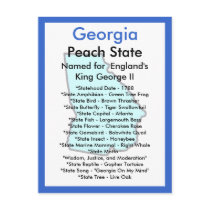 About Georgia Postcard