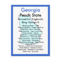 About Georgia postcards