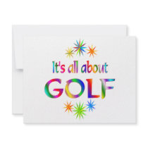 About Golf invitations