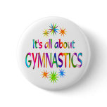 About Gymnastics Pinback Button