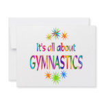 About Gymnastics Personalized Invitations