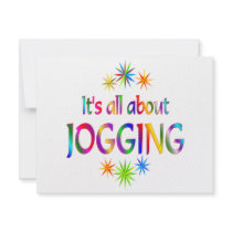 About Jogging Personalized Invitations