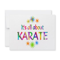 About Karate invitations