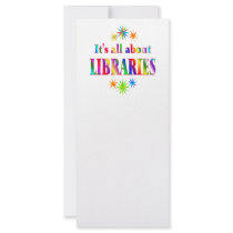 About Libraries rack cards