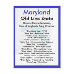 maryland, state, united, states, usa, symbols,