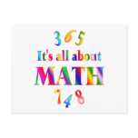 About Math Post Cards