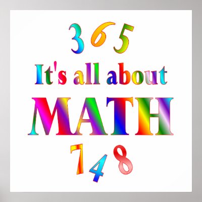 About Math Poster by SchoolAids