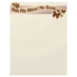 About My Book Brown flyers