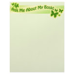 About My Book Green Customized Letterhead