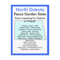 About North Dakota Post Card