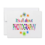 About Photography Custom Invitations