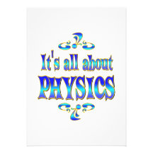 ABOUT PHYSICS PERSONALIZED INVITATION