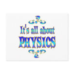 ABOUT PHYSICS POSTCARD