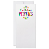 About Physics rack cards