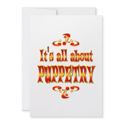 ABOUT PUPPETRY PERSONALIZED INVITATION by performingarts