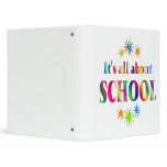 About School 3 Ring Binders