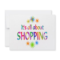 About Shopping invitations