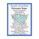 About South Carolina postcards