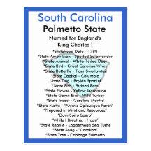 About South Carolina Postcard