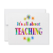 About Teaching invitations