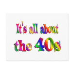 About the 40s postcards