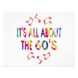 About the 60s personalized invitations