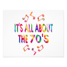About the 70s custom invite
