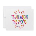 About the 70s custom invite