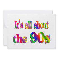 About the 90s invites