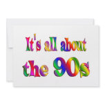 About the 90s invites