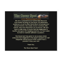 About The Oscar Spot postcards by oscar_azac About The Oscar Spot postcards