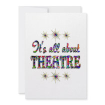 About Theatre Personalized Invitation