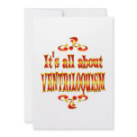 ABOUT VENTRILOQUISM PERSONALIZED INVITES