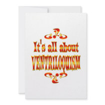 ABOUT VENTRILOQUISM PERSONALIZED INVITES