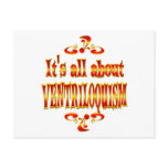 ABOUT VENTRILOQUISM POST CARD