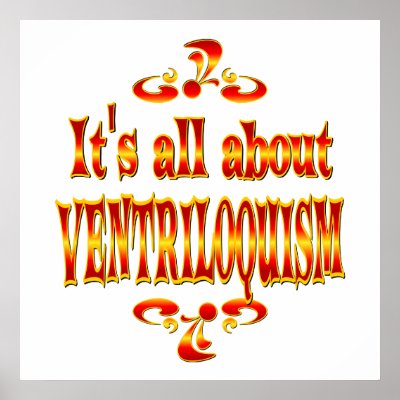 ABOUT VENTRILOQUISM POSTER by performingarts