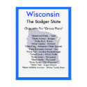 About Wisconsin postcards