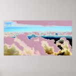 Above the Clouds - Cotton Candy Posters