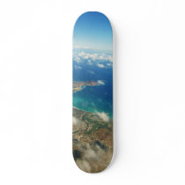 Above the clouds custom skateboard