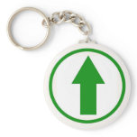 Above the influence - Green Keychain