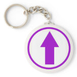 Above the influence - Purple Key Chain