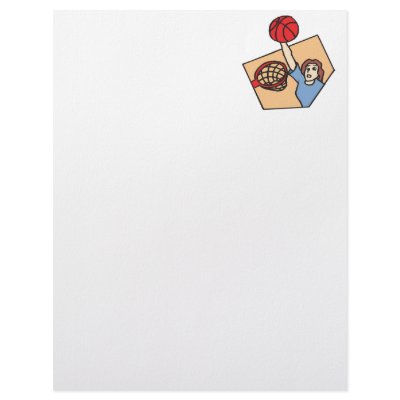 Above The Rim Custom Letterhead by SportsArena
