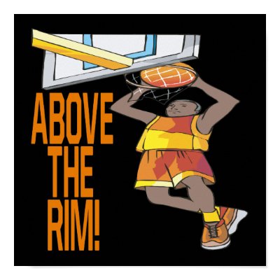 Above The Rim Poster by SportsArena